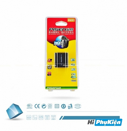 Pin Pisen DU21 - Pin máy quay Panasonic